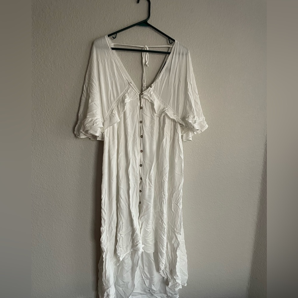 Whimsical White Maxi